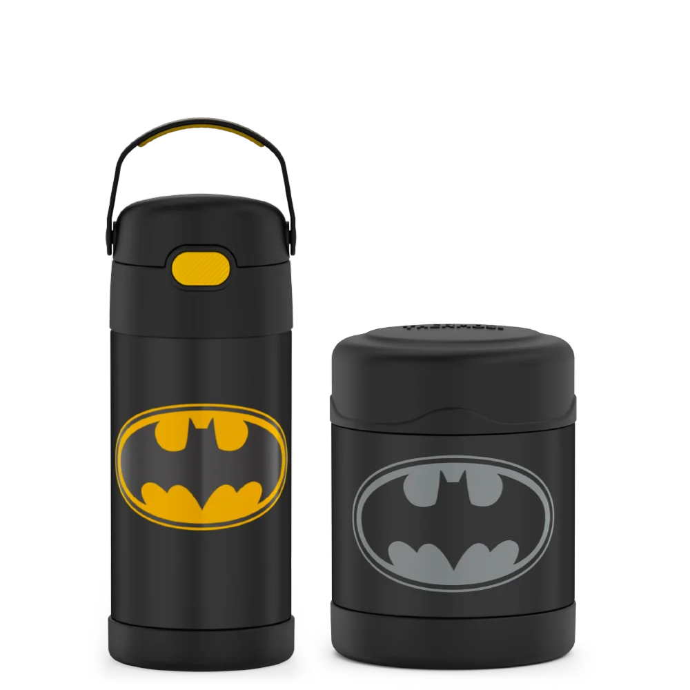 THERMOS Batman Bundle - 12oz FUNtainer® Water Bottle and 10oz FUNtainer® Food Jar