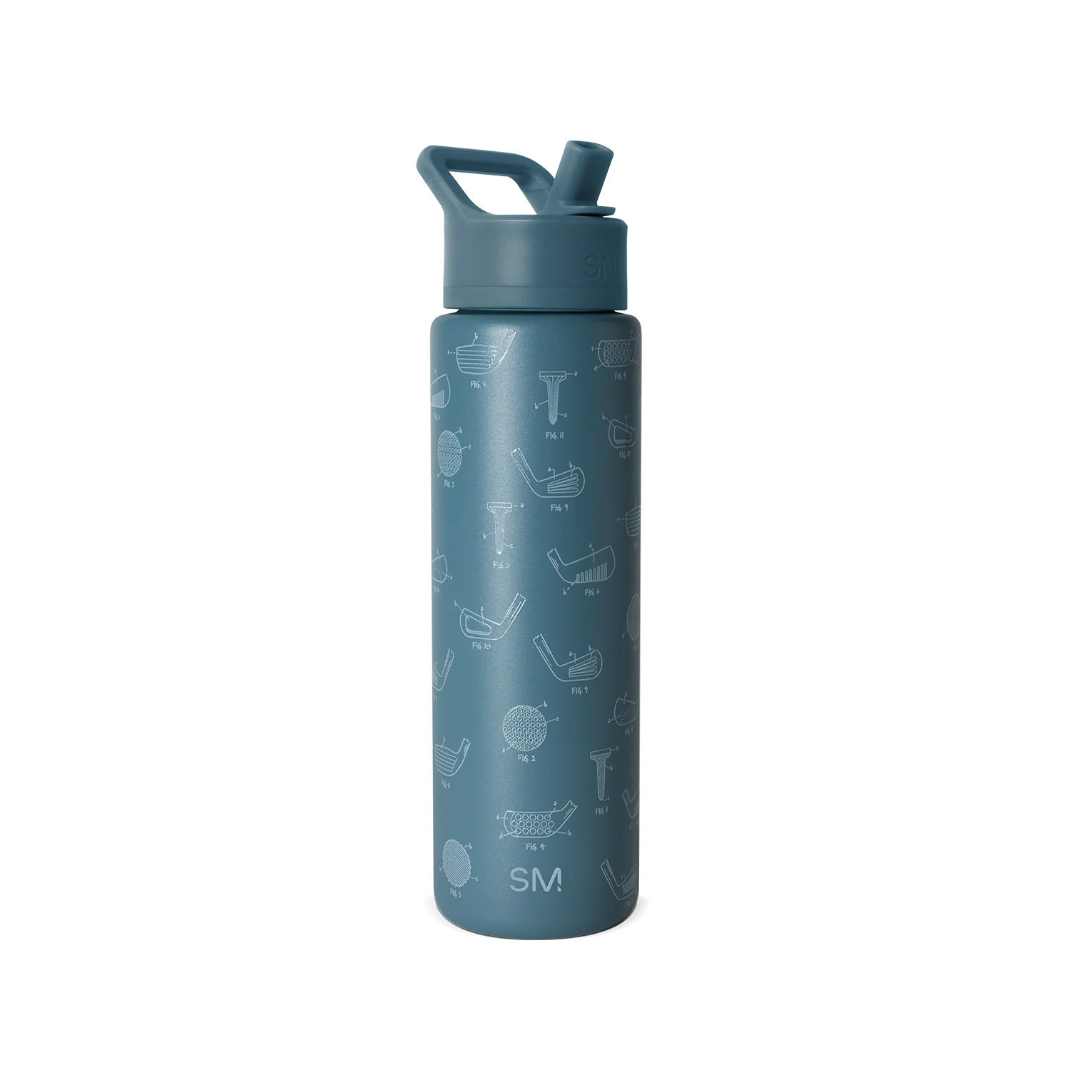 Simple Modern Summit Water Bottle with Straw Lid - 30oz Golf Schematics