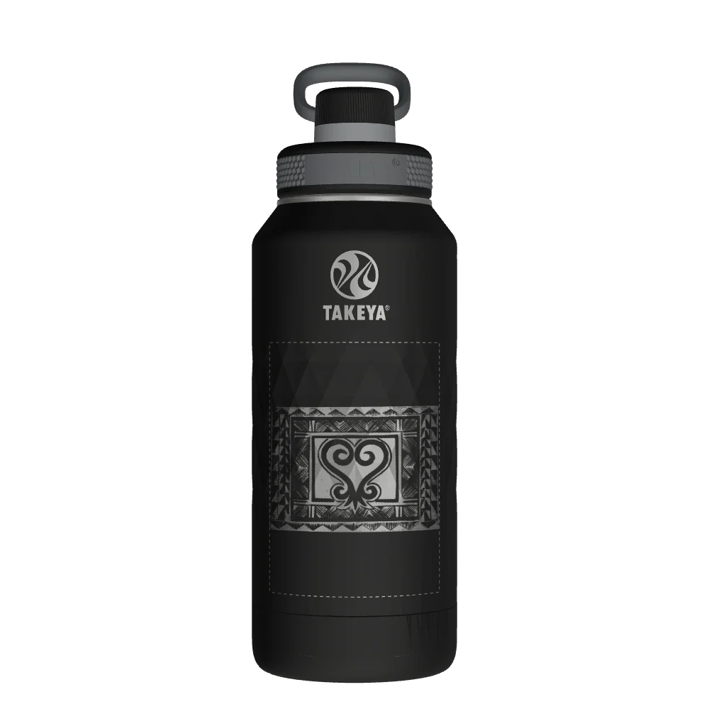 Takeya Sport Water Bottle - 32oz Obsidian Spout - Model 51331-TAKEYA-SPORT-WATER-BOTTLE-CUSTOMIZED-153-32OZ-OBSIDIAN-SPOUT