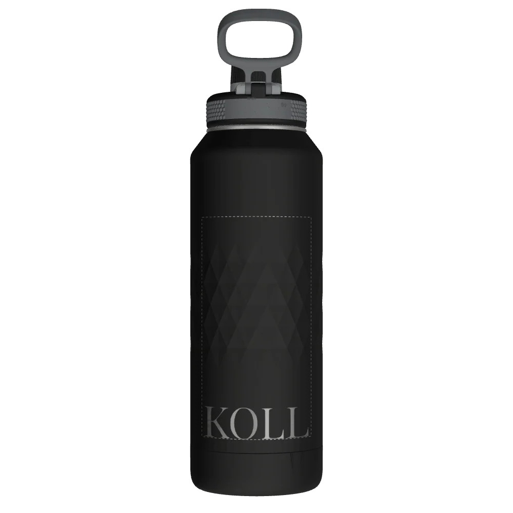 Takeya Sport Water Bottle - 40oz Obsidian Spout