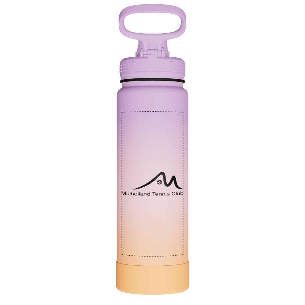 Takeya Actives Water Bottle With Spout Lid - 24oz Golden Hour - Model 51395-TAKEYA-ACTIVES-WATER-BOTTLE-WITH-SPOUT-LID-CUSTOMIZED-135-24OZ-GOLDEN-HOUR