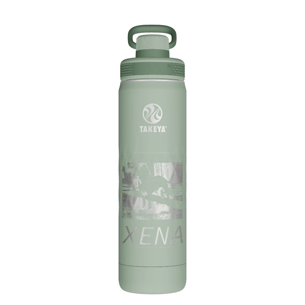 Takeya Sport Water Bottle - 22oz Eucalyptus Spout - Model 51318-TAKEYA-SPORT-WATER-BOTTLE-CUSTOMIZED-115-22OZ-EUCALYPTUS-SPOUT