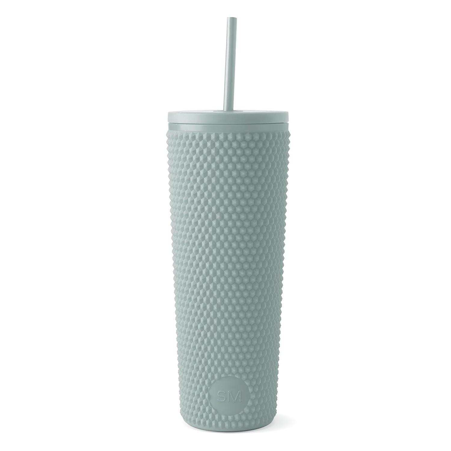 Simple Modern Textured Plastic Classic Tumbler with Straw Lid - 24oz Sea Glass Sage