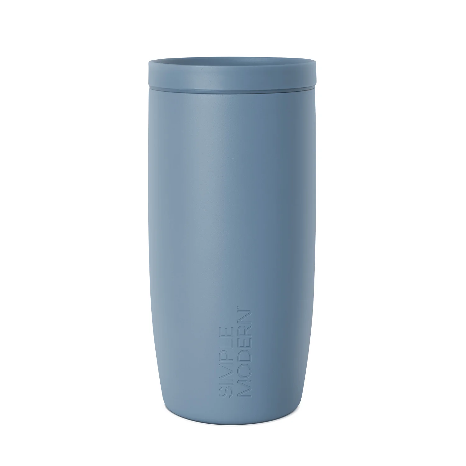 Simple Modern Voyager Tumbler - Signature - 16oz Blue Dune