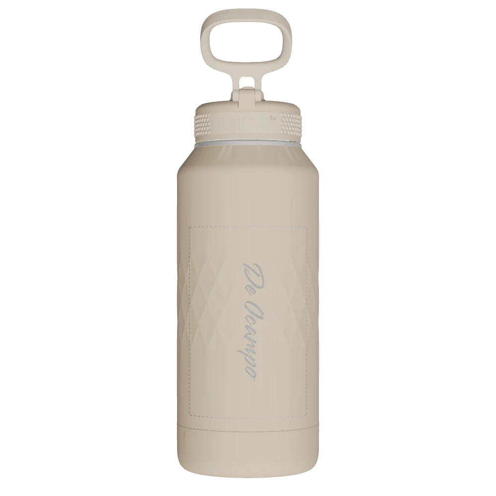 Takeya Sport Water Bottle - 32oz Almond Straw - Model 51344-TAKEYA-SPORT-WATER-BOTTLE-CUSTOMIZED-285-32OZ-ALMOND-STRAW
