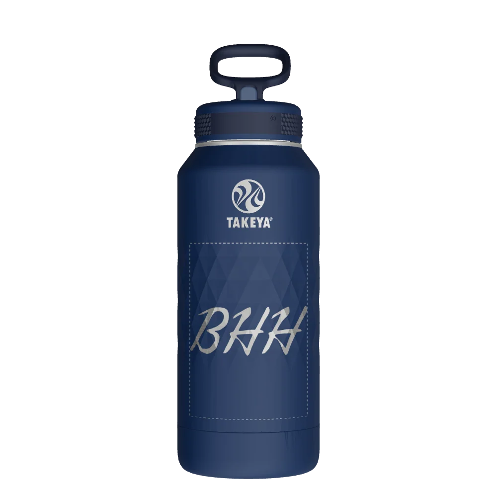 Takeya Sport Water Bottle - 32oz Indigo Straw