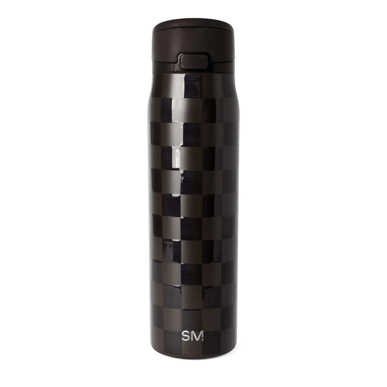 Simple Modern Mesa Loop with Covered Straw - 30oz Espresso Checkmate
